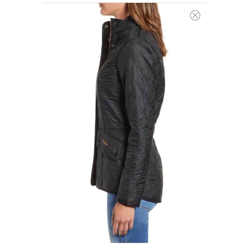 Barbour Quilted Utility Jacket In Black - image 3